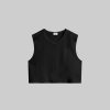 Clothing LESET | Boxy Sleeveless Crewneck