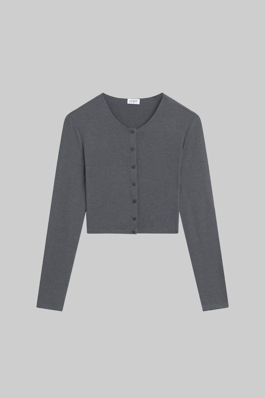 Clothing LESET | Leset X Emc Lauren Crop Cardigan Ii