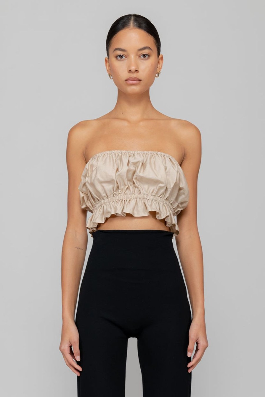 Clothing LESET | Yoko Ruffle Tube Top