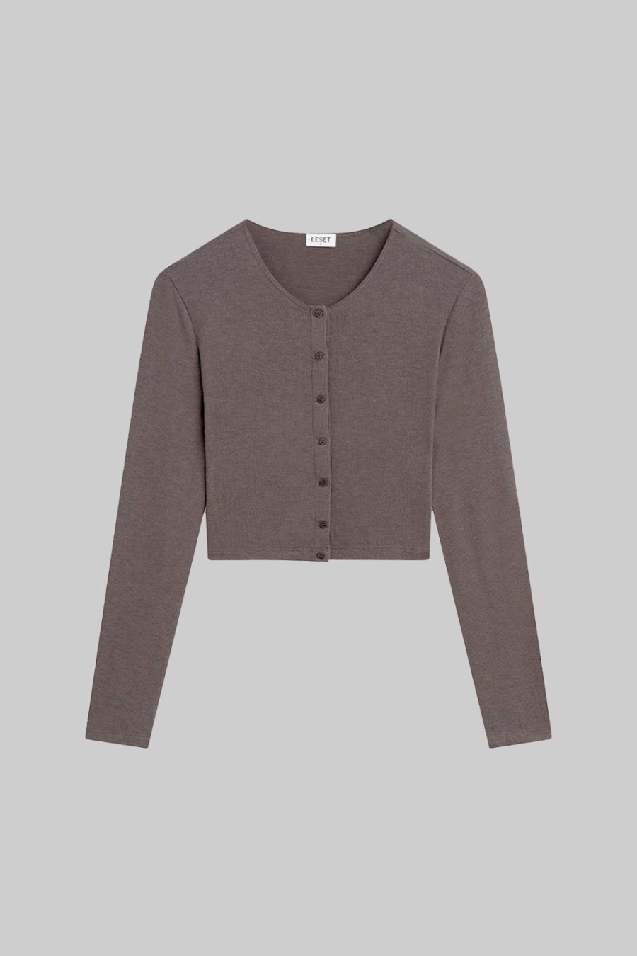 Clothing LESET | Leset X Emc Lauren Crop Cardigan Ii