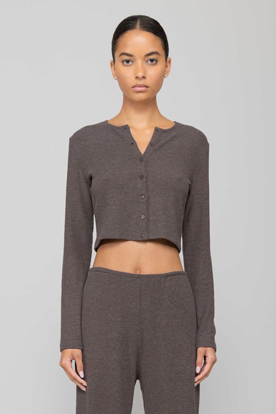 Clothing LESET | Leset X Emc Lauren Crop Cardigan Ii