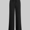 Clothing LESET | Lori Drawstring Wide Leg Pant