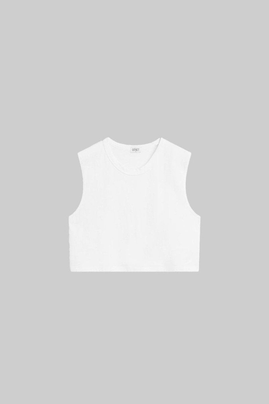 Clothing LESET | Boxy Sleeveless Crewneck