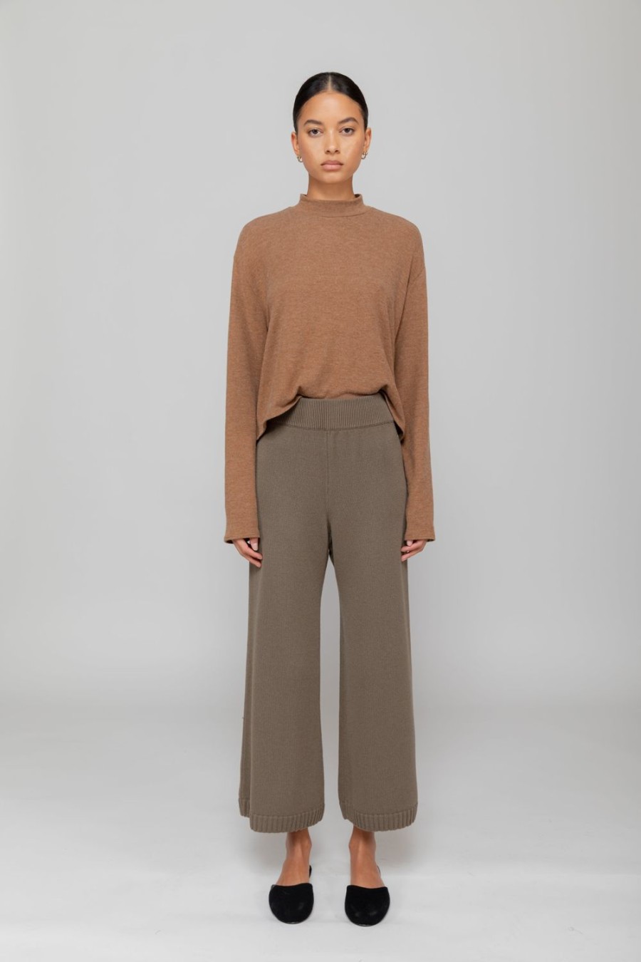 Clothing LESET | Zoe Crop Wide Leg Pant