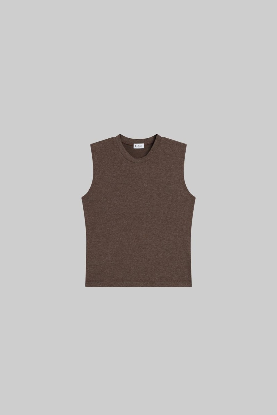 Clothing LESET | Lauren Sleeveless Crewneck