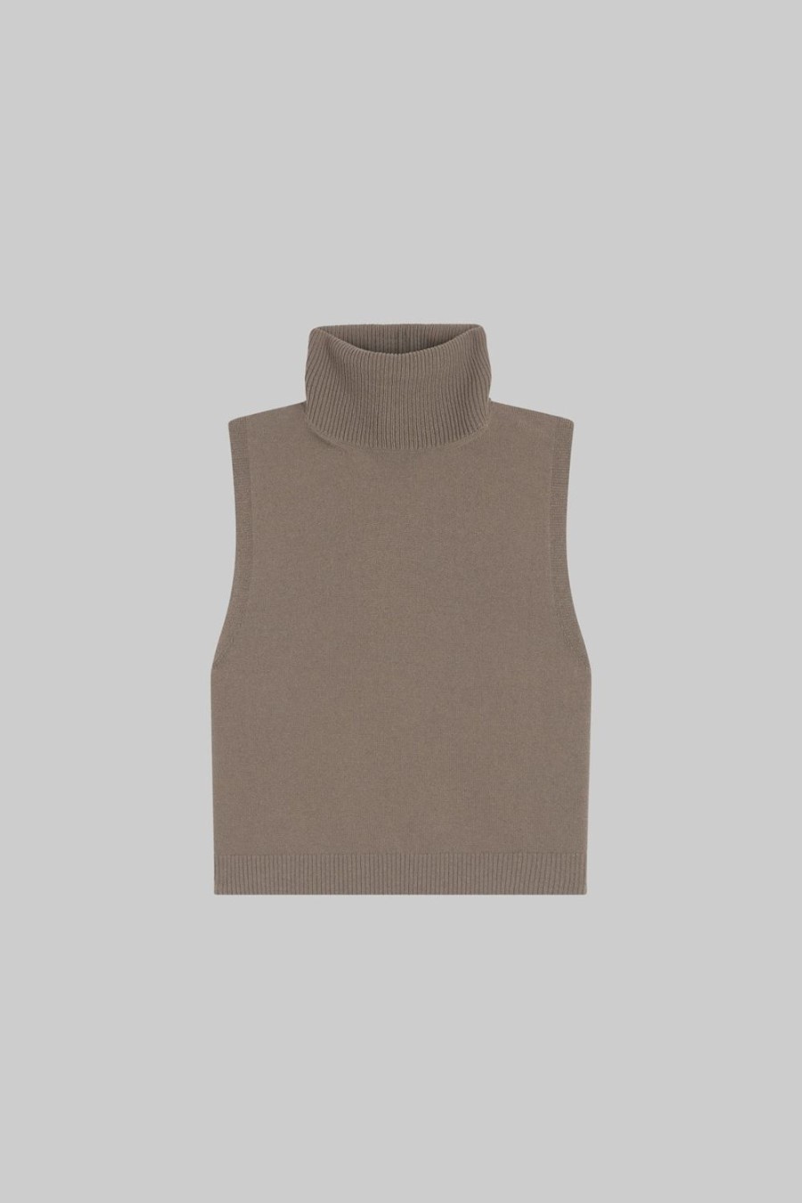 Clothing LESET | Zoe Sleeveless Turtleneck