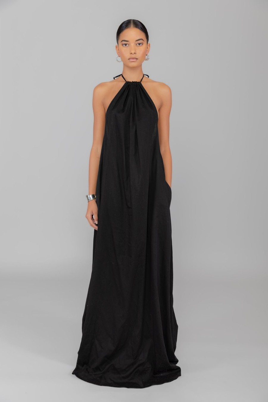 Clothing LESET | Yoko Halter Maxi Dress