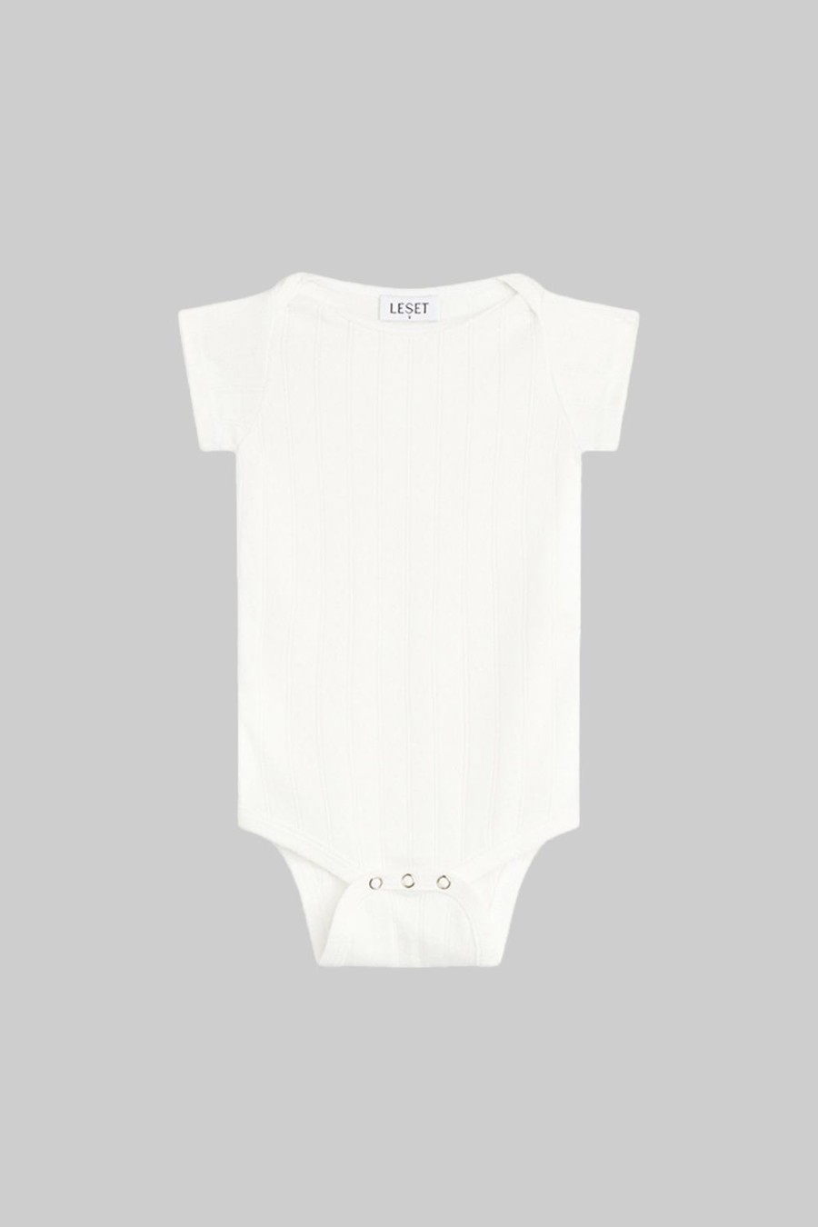 Bebe LESET | Pointelle Bebe Short Sleeve Onesie