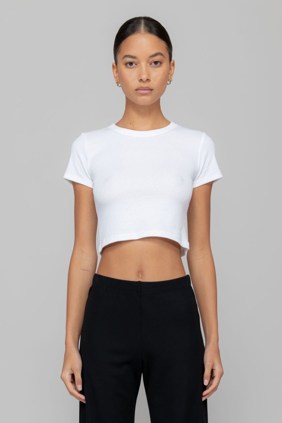 Clothing LESET | Kelly Crop Slim Fit Tee