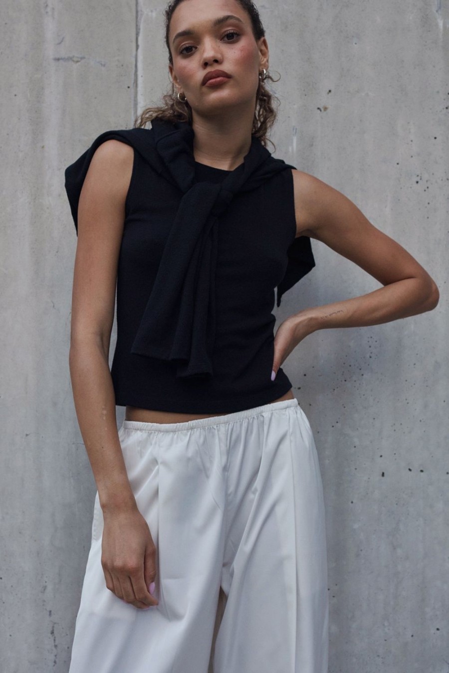 Clothing LESET | Lauren Sleeveless Crewneck