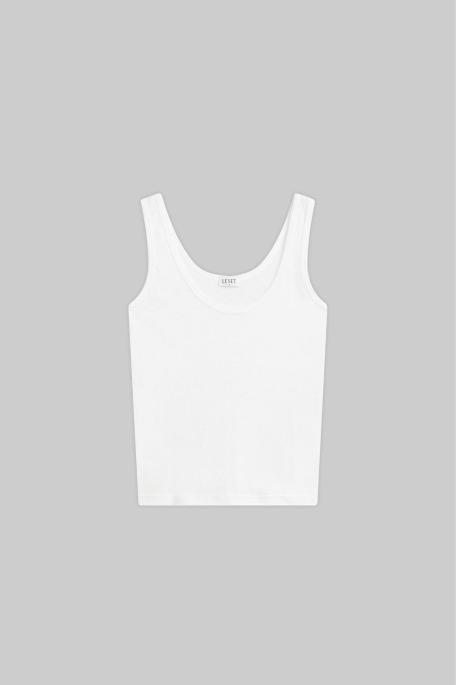 Clothing LESET | Laura Scoop Neck Tank