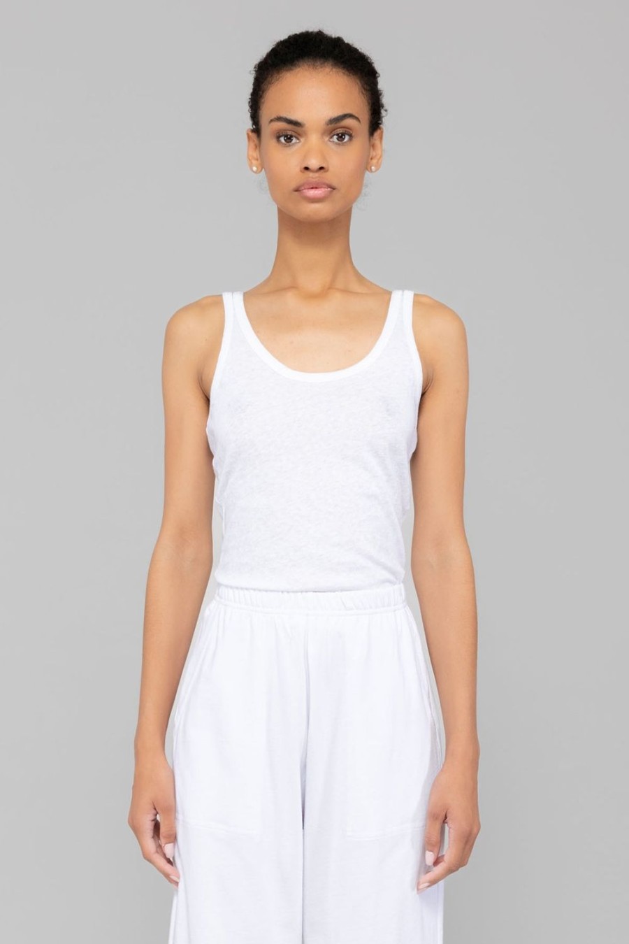 Clothing LESET | Laura Scoop Neck Tank