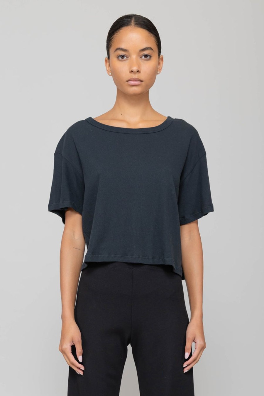 Clothing LESET | Laura Crop Boxy Tee